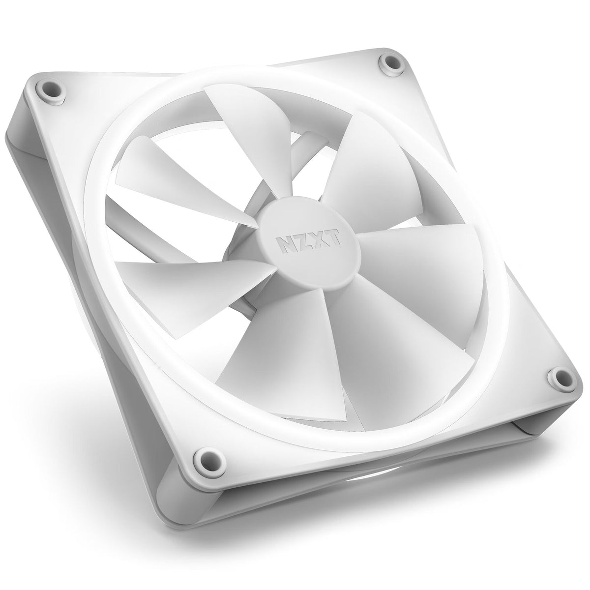 NZXT F140 RGB DUO - Computer Case Fan in White - 140mm