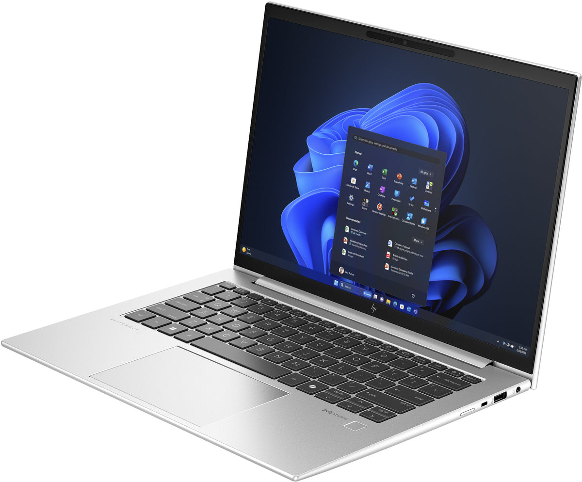 HP EliteBook 840 14 G11 Intel Core Ultra 7 155U Laptop 35.6 cm (14") WUXGA 16 GB DDR5-SDRAM 512 GB SSD Wi-Fi 6E (802.11ax) Windows 11 Pro Silver