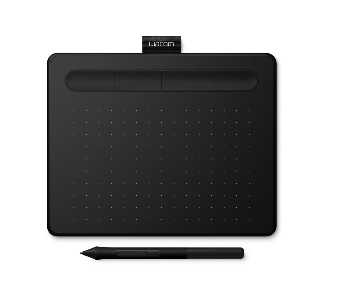 Wacom Intuos S - Graphic Tablet in Black with Pen