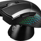 MSI CLUTCH GM51 - RF Wireless + Bluetooth + USB Type-C Optical Mouse in Black - 26,000 DPI