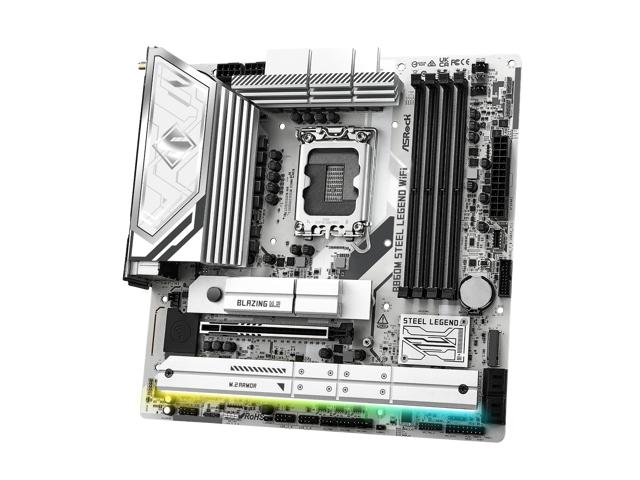 Asrock B860M Steel Legend WiFi micro ATX motherboard - Intel B860 LGA 1851