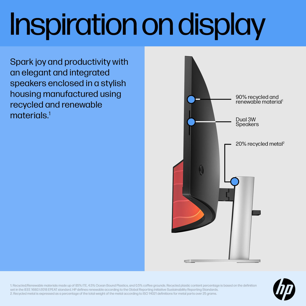 HP E45C G5 DQHD - 113 cm (44.5") - 5120 x 1440 pixels DQHD LCD Monitor