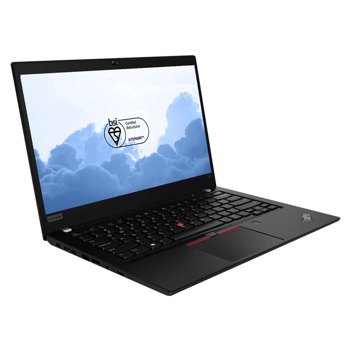 Lenovo ThinkPad T490 Laptop - 35.6 cm (14") - Intel® Core™ i5-8265U - 16 GB DDR4-SDRAM - 256 GB SSD - Wi-Fi 5 - Windows 11 Pro - Black - Refurbished