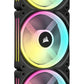 Corsair iCUE LINK QX120 RGB - Computer Case Fan in Black - 120mm (pack of 3)