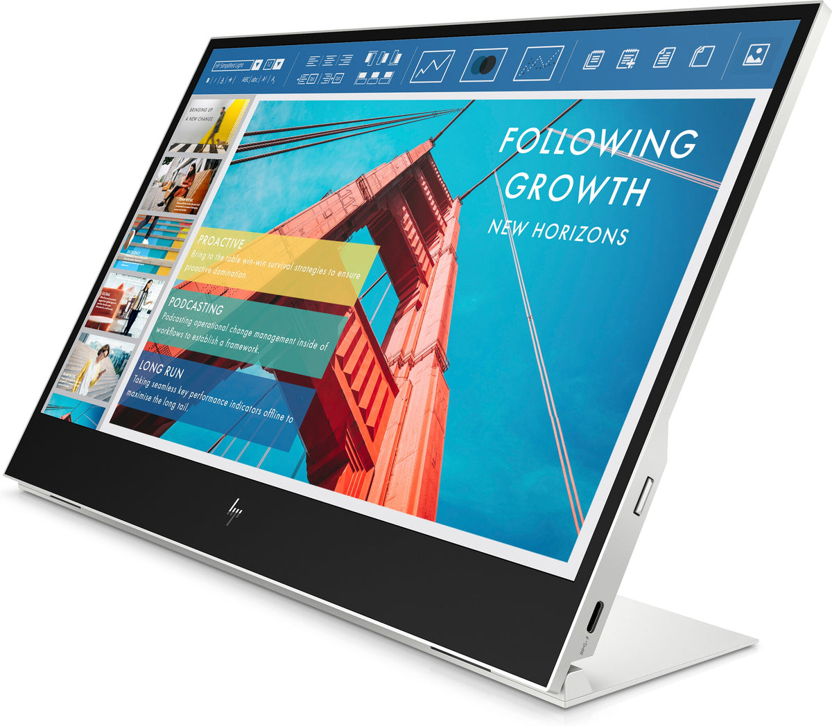 HP E-Series E14 G4 - 35.6 cm (14") - 1920 x 1080 pixels Full HD LED Monitor