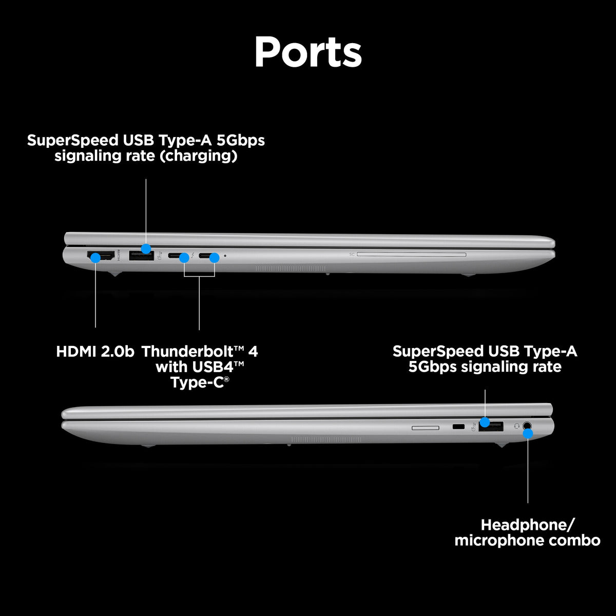 HP ZBook Firefly 16 G11 Laptop - 40.6 cm (16") - Intel Core Ultra 7 155H - 16 GB DDR5-SDRAM - 512 GB SSD - NVIDIA RTX A500 - Wi-Fi 6E - Windows 11 Pro - Silver