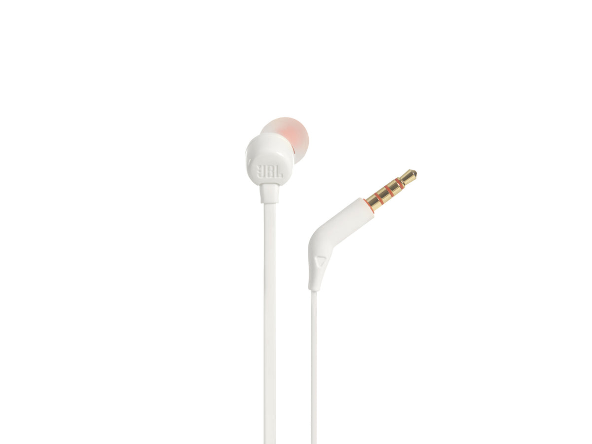 JBL Tune 110 - Wired in-ear Earbuds in White