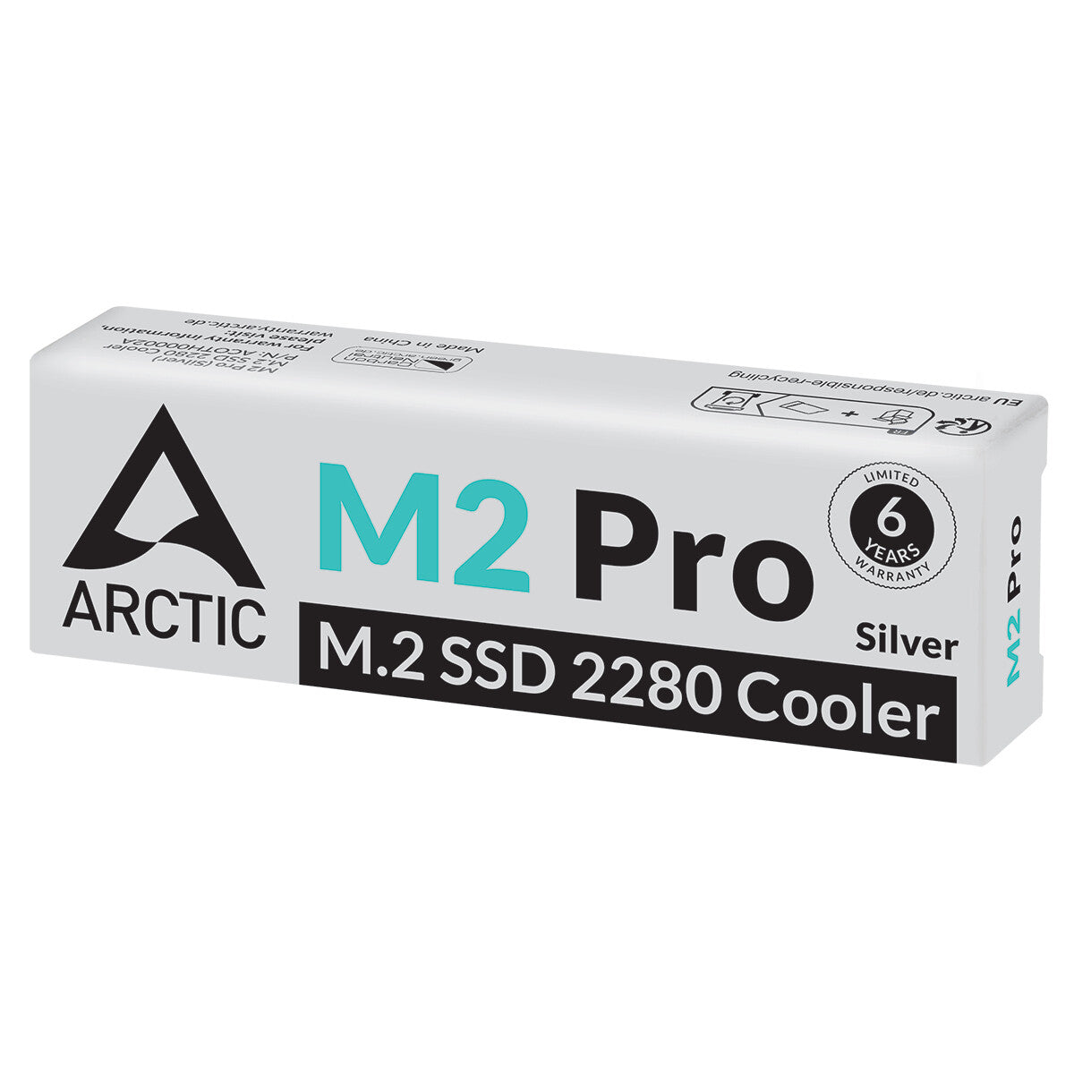ARCTIC M2 Pro - SSD Cooler for M.2 Drives in Silvet