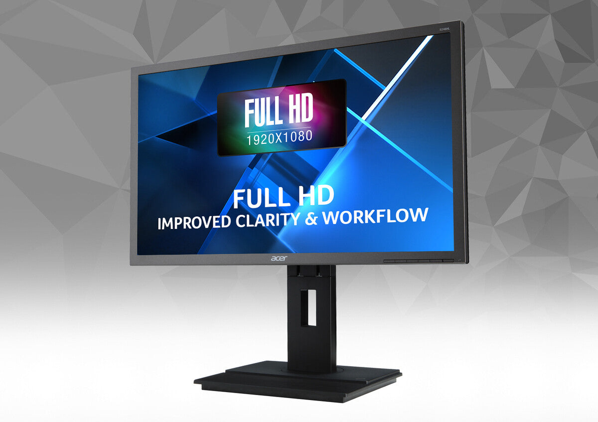 Acer B6 B246HYLA - 60.5 cm (23.8") - 1920 x 1080 pixels HD LED Monitor