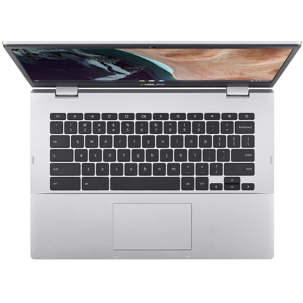 ASUS Chromebook CX1 - 35.6 cm (14&quot;) - Intel® Celeron® N4500 - 4 GB LPDDR4x-SDRAM - 128 GB eMMC - Wi-Fi 6 - ChromeOS - Silver