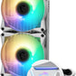 MSI MAG CORELIQUID 240R V2 - Liquid CPU Cooler in White