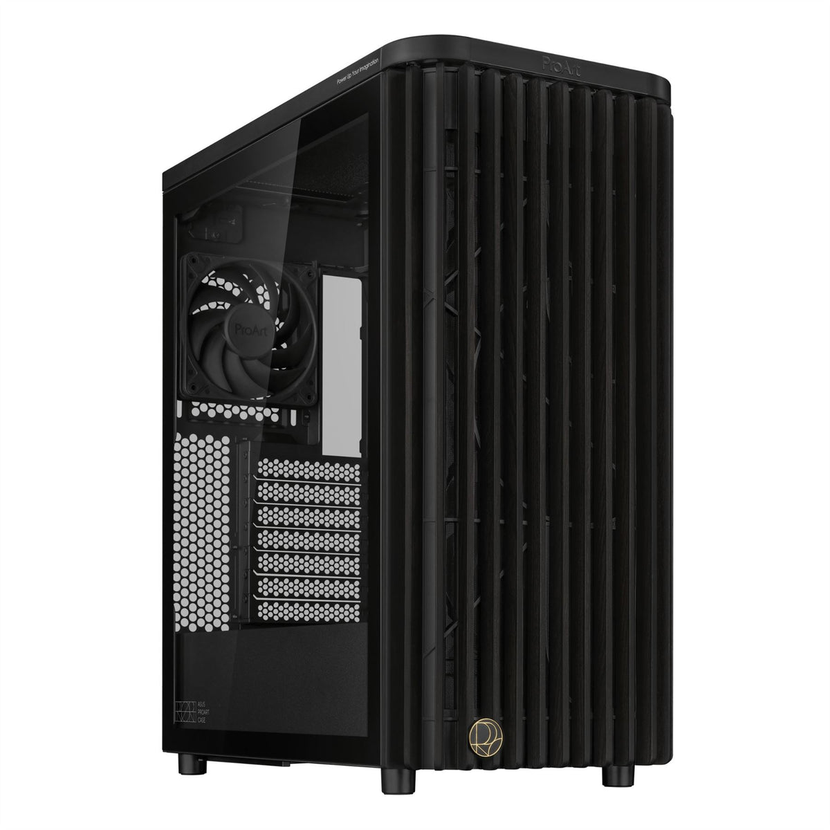 Asus ProArt PA401 Wood Edition - ATX Mid Tower Case in Black