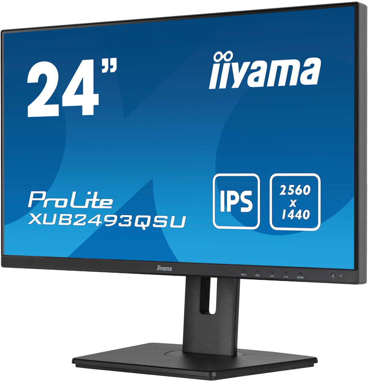iiyama ProLite XUB2493QSU-B5 - 61 cm (24") - 2560 x 1440 pixels WQHD LED Monitor
