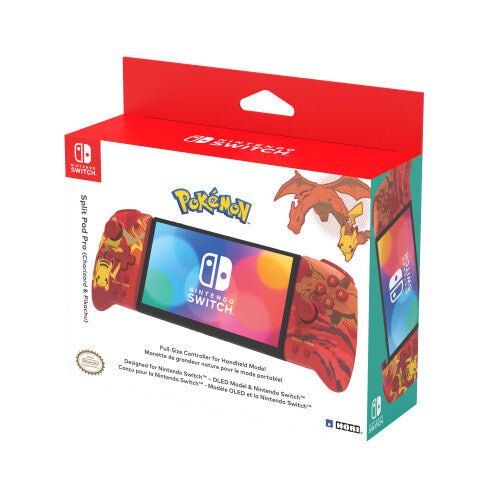 Hori Split Pad Pro -  Game Controllers for Nintendo Switch - Charizard &amp; Pikachu Edition