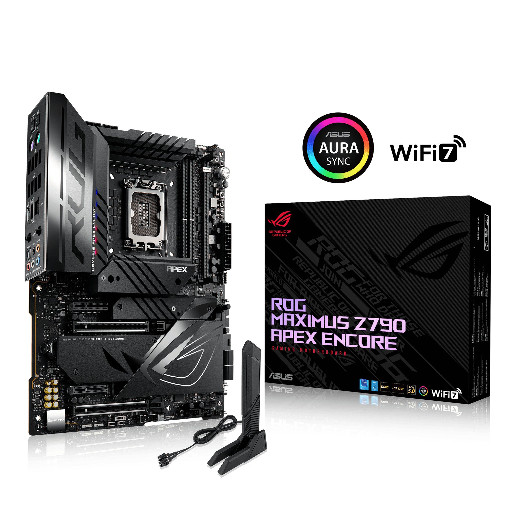 ASUS ROG MAXIMUS Z790 APEX ENCORE ATX Motherboard - Intel Z790 LGA