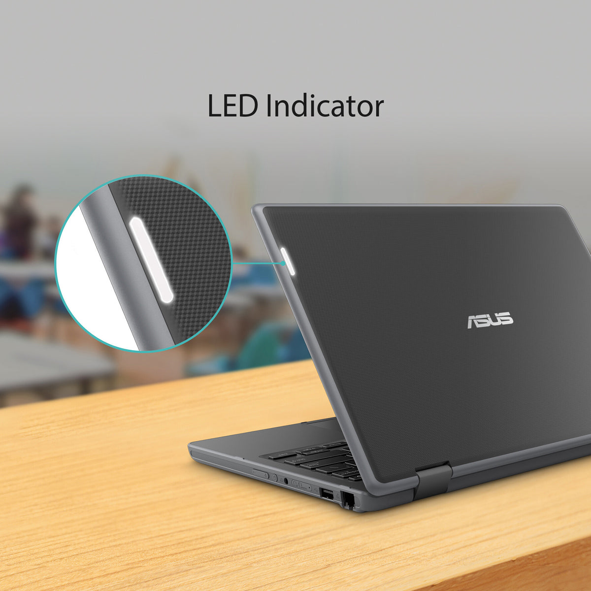 ASUS BR1100F-CS41XAS-3Y Hybrid (2-in-1) - 29.5 cm (11.6&quot;) - Touchscreen - Intel® Celeron® N4500 - 4 GB DDR4-SDRAM - 128 GB SSD - Wi-Fi 6 - Windows 11 Pro Education - Grey
