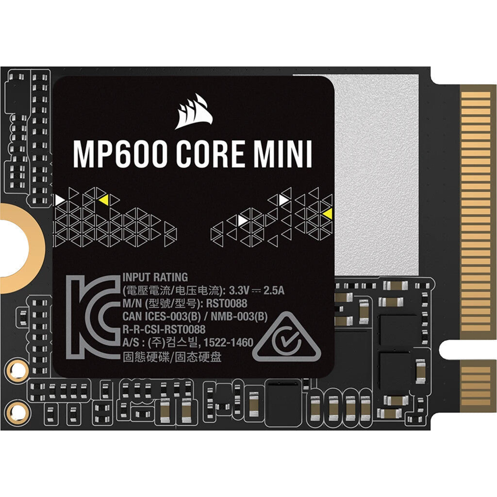 Corsair MP600 Mini - PCI Express 4.0 QLC 3D NAND NVMe M.2 SSD - 1 TB