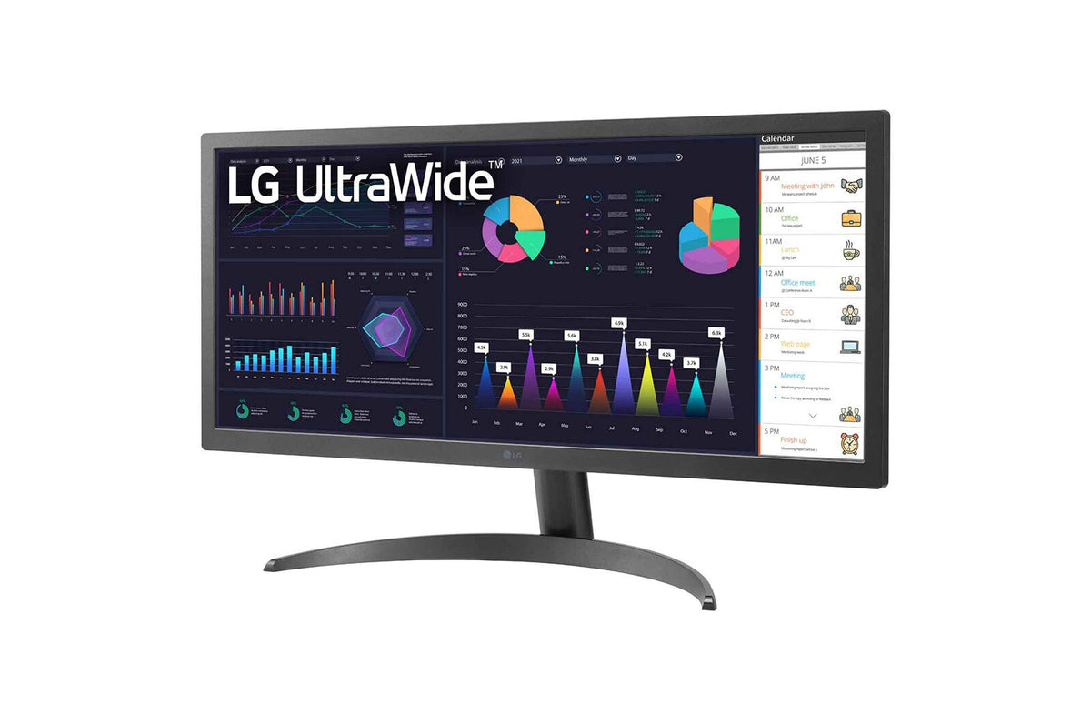 LG 26WQ500-B - 65.3 cm (25.7") - 2560 x 1080 pixels UltraWide FHD LED Monitor