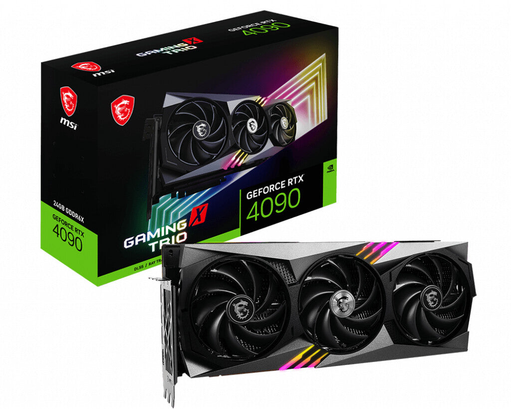 MSI GAMING X TRIO - NVIDIA 24 GB GDDR6X GeForce RTX 4090 graphics card