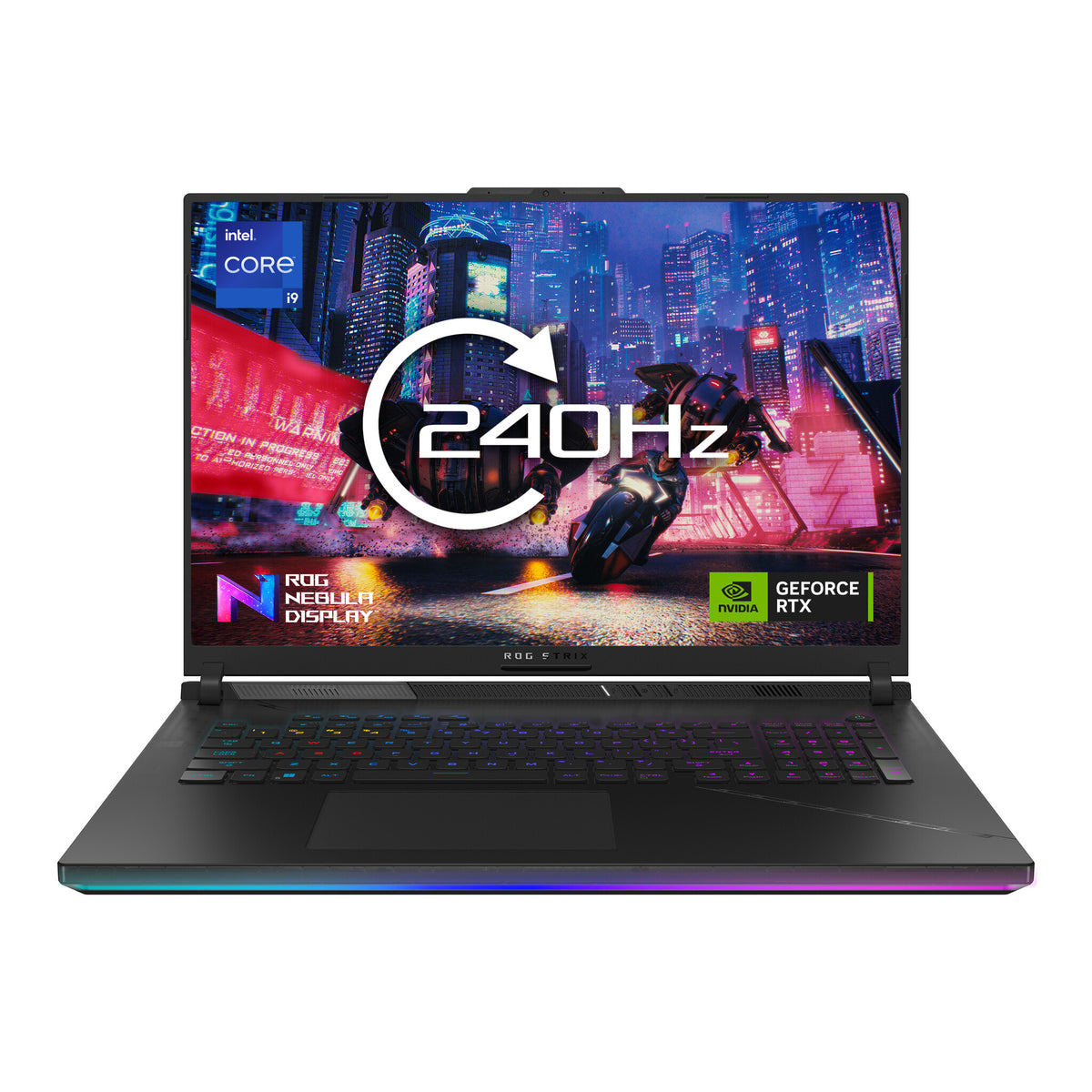 ASUS ROG Strix SCAR 18 Laptop - 45.7 cm (18") - Intel® Core™ i9-13980HX - 32 GB DDR5-SDRAM - 2 TB SSD - NVIDIA GeForce RTX 4090 - Wi-Fi 6E - Windows 11 Home - Black