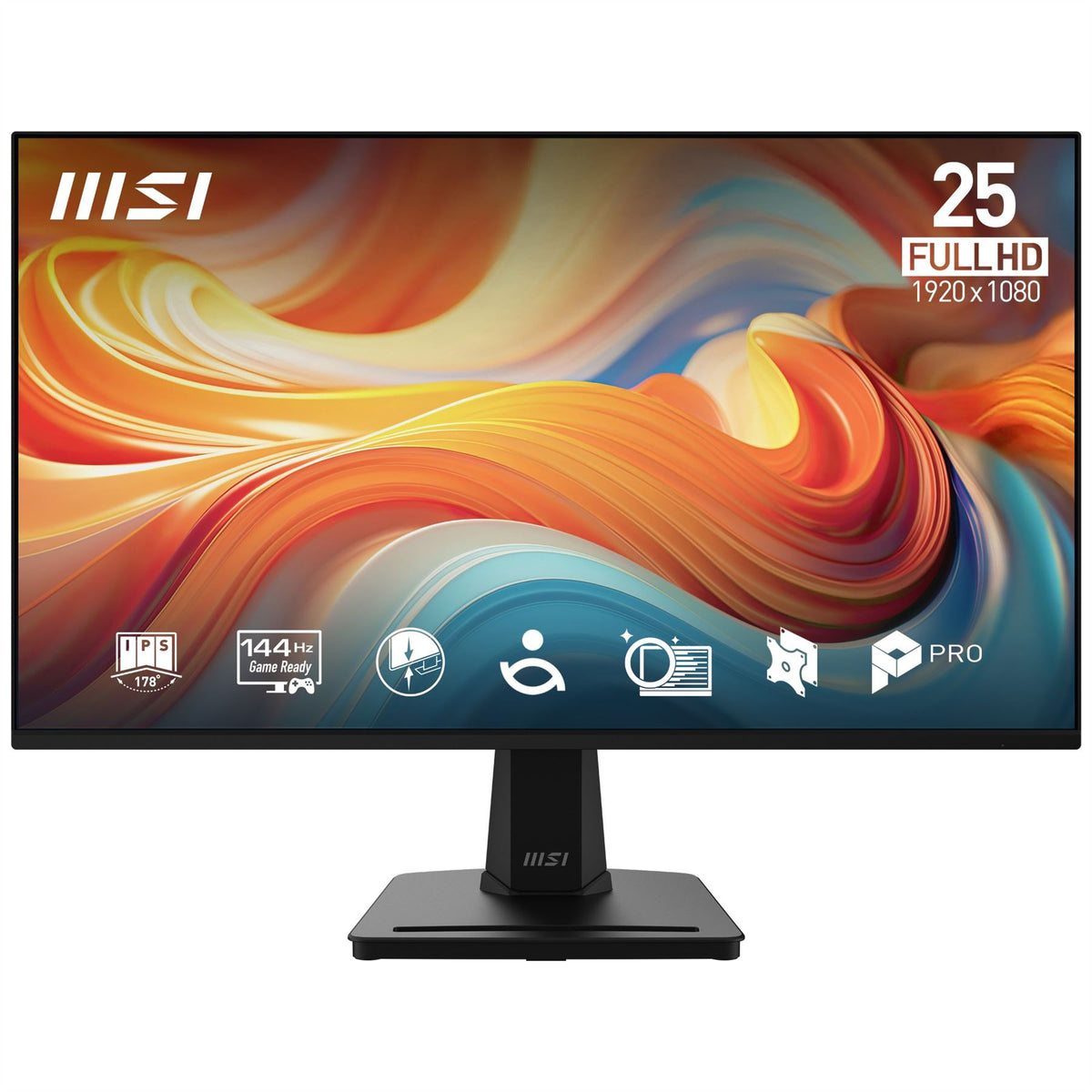 MSI Pro MP251 E14L computer monitor 62.2 cm (24.5") 1920 x 1080 pixels Full HD Black
