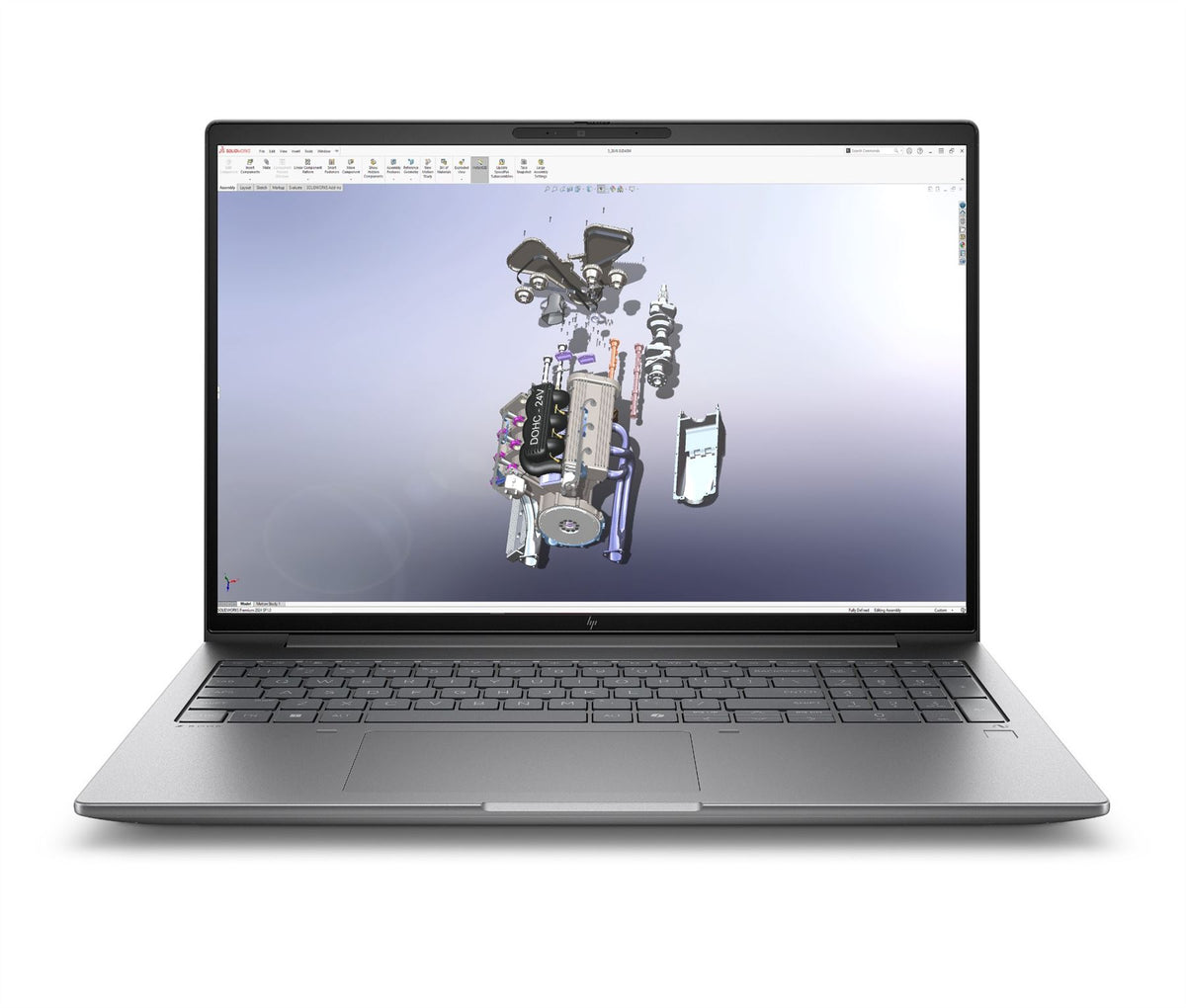 HP ZBook X G1i 16 inch Mobile Workstation PC Wolf Pro Security Edition - Data Science Intel Core Ultra 9 285H 40.6 cm (16") WQUXGA 64 GB DDR5-SDRAM 1 TB SSD NVIDIA RTX PRO 2000 Blackwell Wi-Fi 7 (802.11be) Windows 11 Pro AI Workstation, AI PC Silver