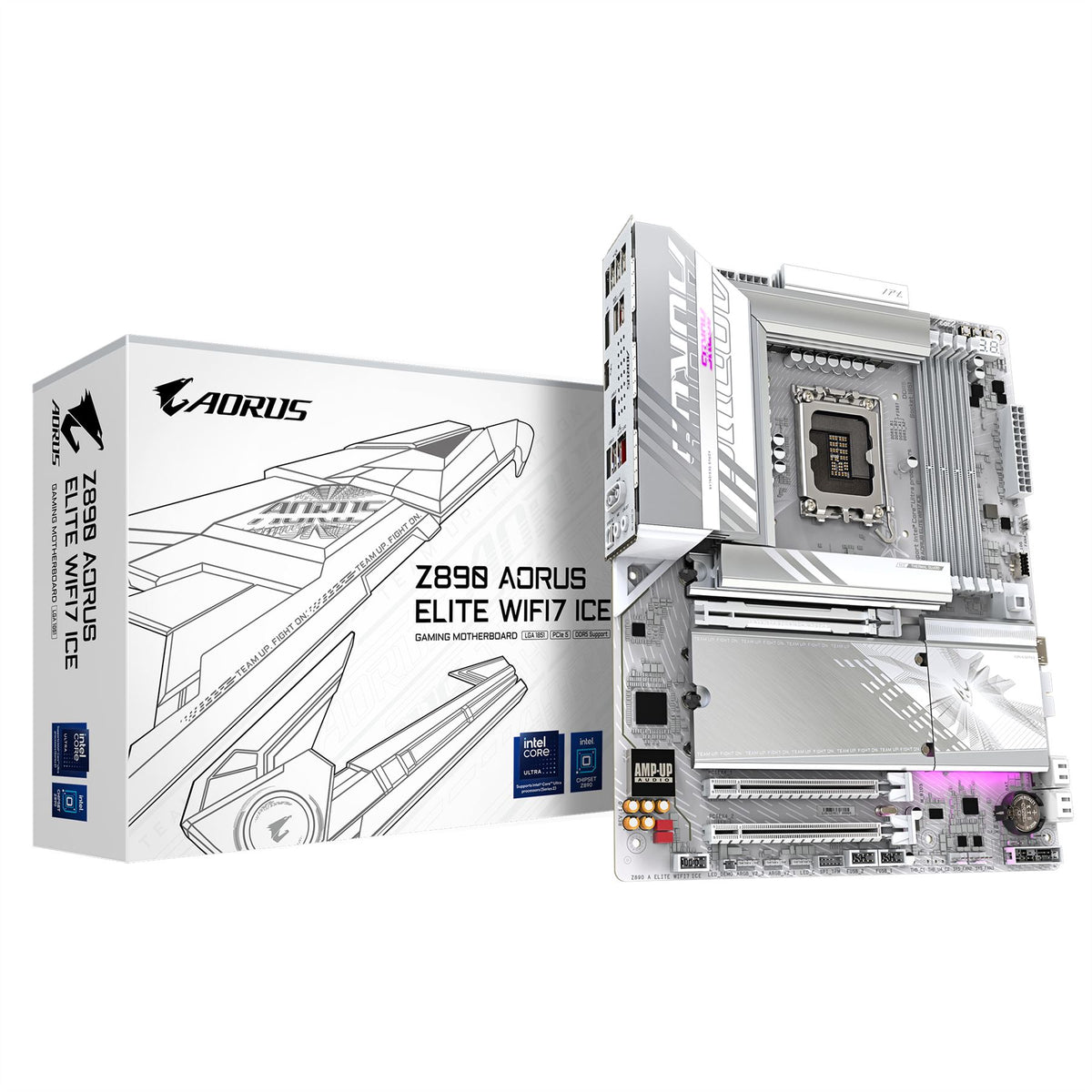 GIGABYTE Z890 AORUS ELITE WIFI7 ICE ATX motherboard - Intel Z890 LGA 1851
