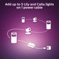 Philips Hue Lily Outdoor Lights Base Kit in Black - White and colour ambience (Pack of 3 & Bridge)