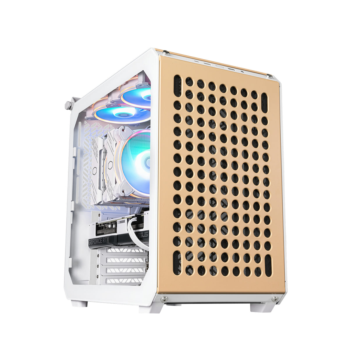 Cooler Master QUBE 500 Flatpack - ATX Mid Tower Case in Macaron Edition