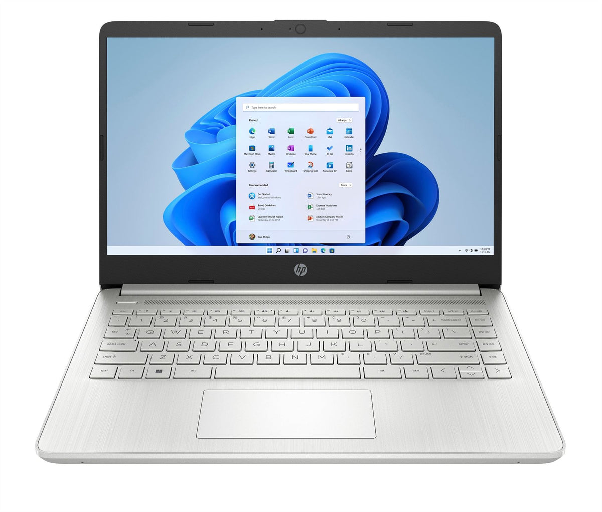 HP 14s-dq5013na Intel® Core™ i3 i3-1215U Laptop 35.6 cm (14") Full HD 4 GB DDR4-SDRAM 128 GB SSD Wi-Fi 5 (802.11ac) Windows 11 Home in S mode Silver