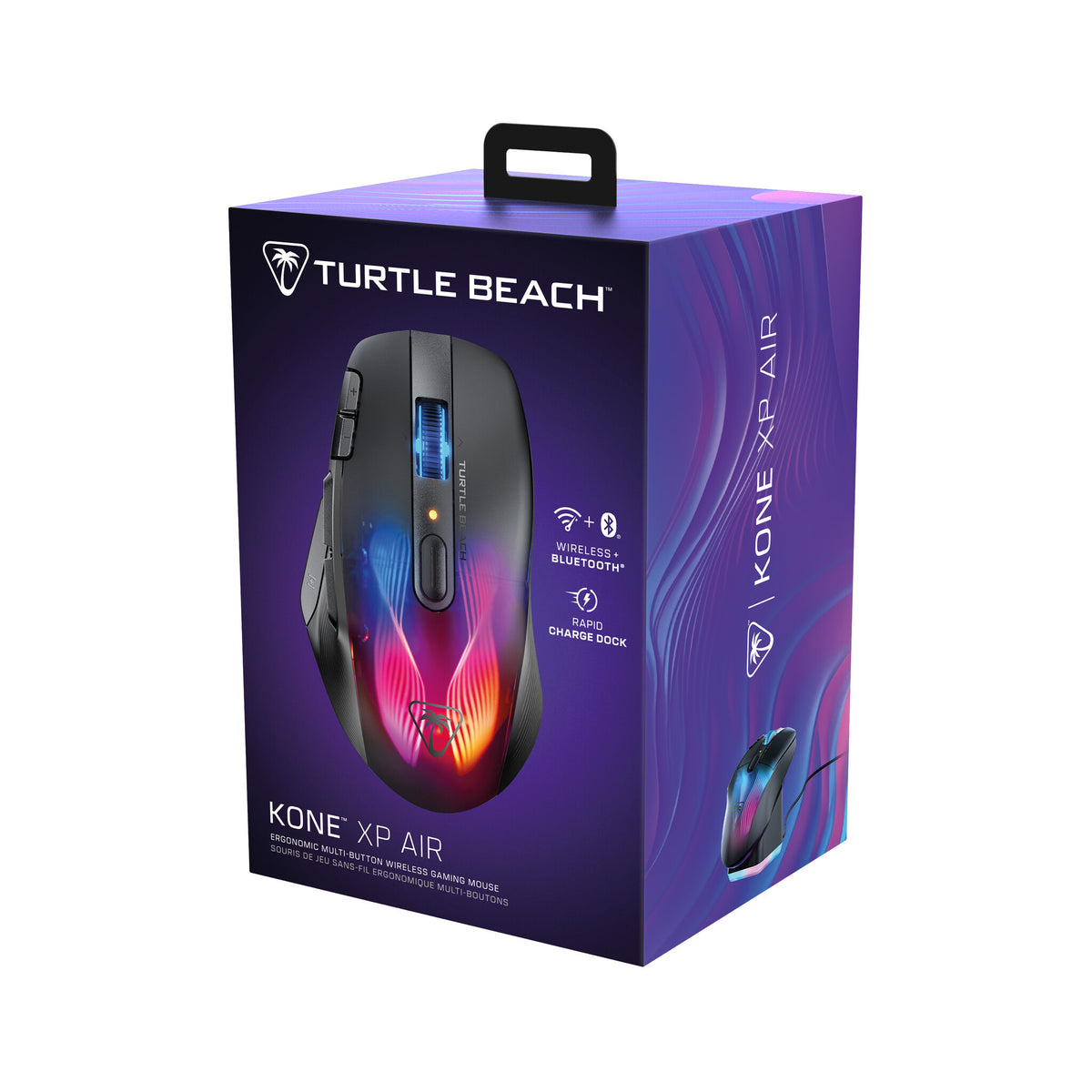 Turtle Beach Kone XP Air - RF Wireless + Bluetooth Optical Gaming Mouse in Black - 19,000 DPI