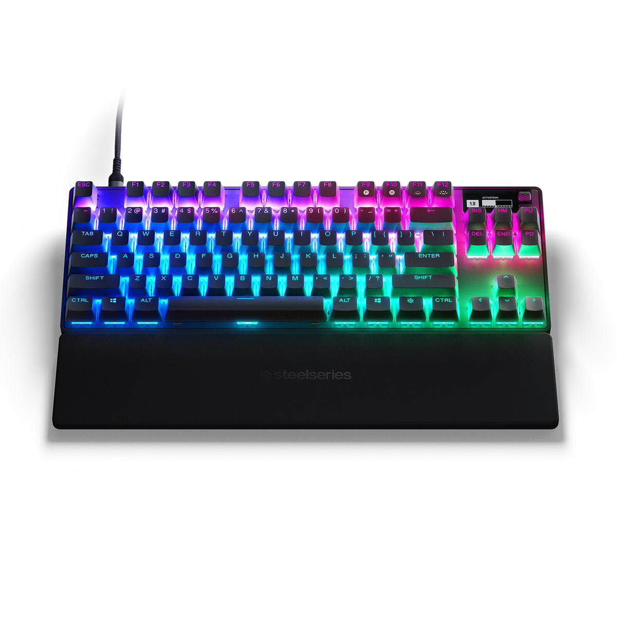 Steelseries APEX PRO TKL - USB Wired RGB Mechanical Gaming Keyboard in Grey (QWERTY UK)