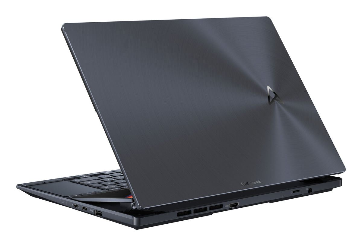 ASUS Zenbook Pro 14 Duo OLED Laptop - 36.8 cm (14.5") - Touchscreen - Intel® Core™ i9-12900H - 32 GB LPDDR5-SDRAM - 1 TB SSD - NVIDIA GeForce RTX 3050 Ti - Wi-Fi 6E - Windows 11 Home - Black