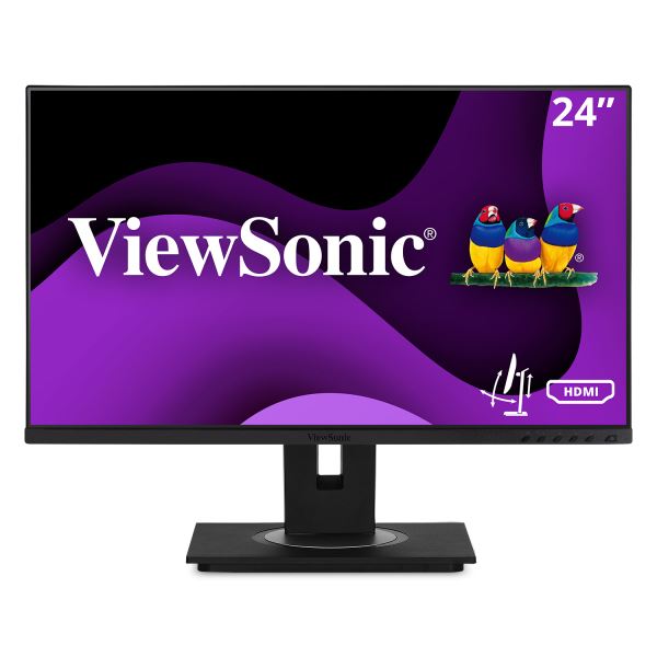 Viewsonic VG Series VG2448a 61 cm (24") 1920 x 1080 pixels Full HD LED Black Monitor
