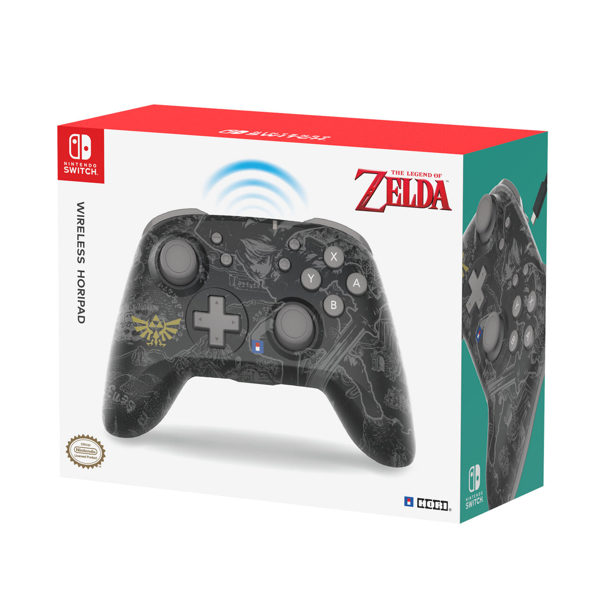 Hori HORIPAD - Bluetooth Wireless Gamepad for Nintendo Switch - The Legend of Zelda Edition