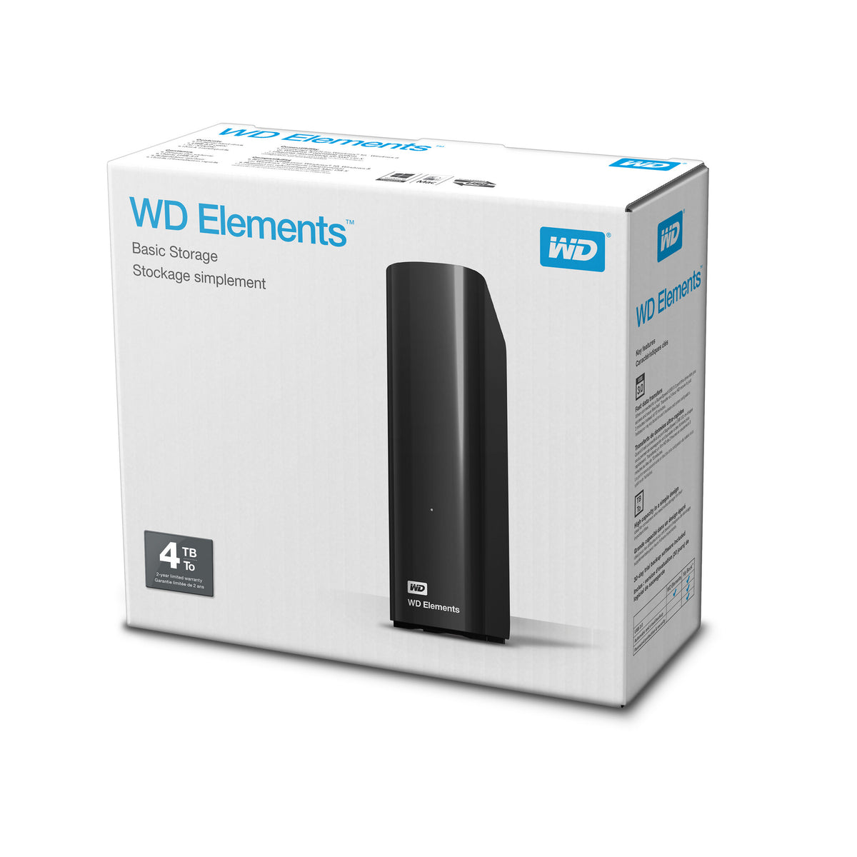 Western Digital Elements Desktop - External hard drive - 4 TB