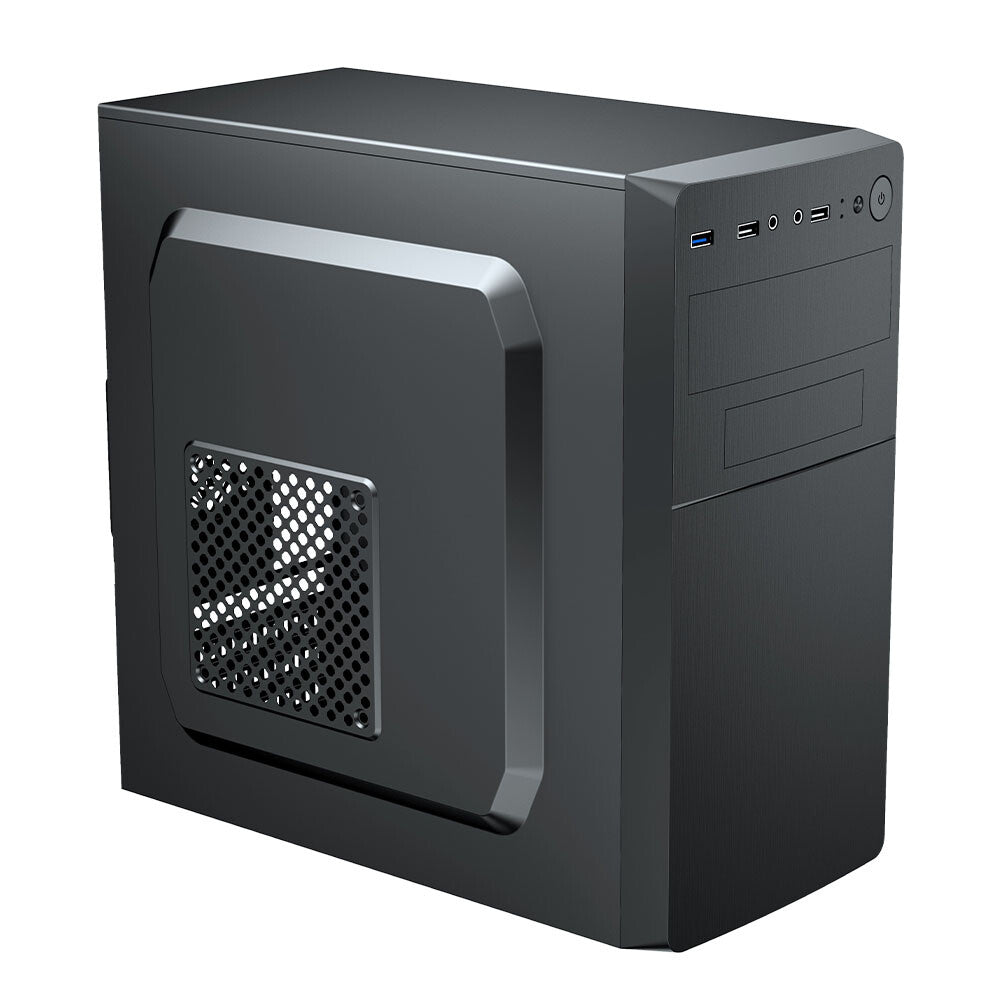 VIDA Business - MicroATX Mid Tower Case in Black
