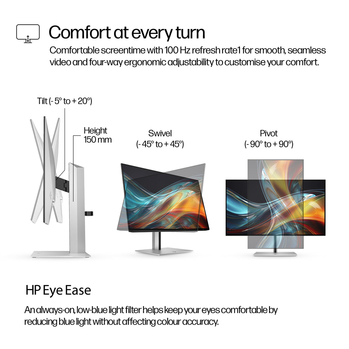 HP Series 7 Pro 724PF - 60.5 cm (23.8") - 1920 x 1080 pixels Full HD Monitor