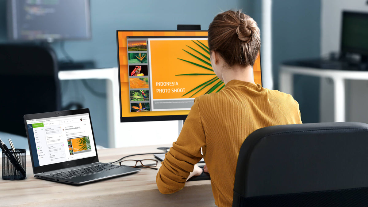 HP E27D G4 - 68.6 cm (27") - 2560 x 1440 pixels Quad HD LED Monitor