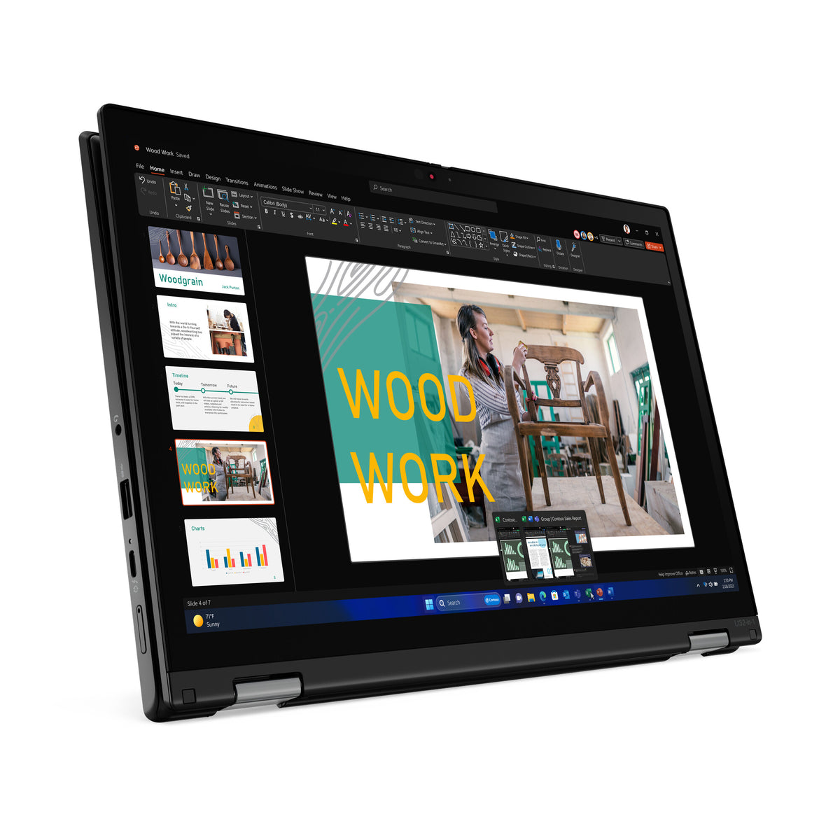 Lenovo ThinkPad L13 Hybrid (2-in-1) - 33.8 cm (13.3") - Touchscreen - Intel Core Ultra 7 155U - 16 GB LPDDR5-SDRAM - 512 GB SSD - Wi-Fi 6E - Windows 11 Pro - Black
