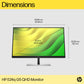 HP E24Q G5 - 60.5 cm (23.8") - 2560 x 1440 pixels QHD Monitor