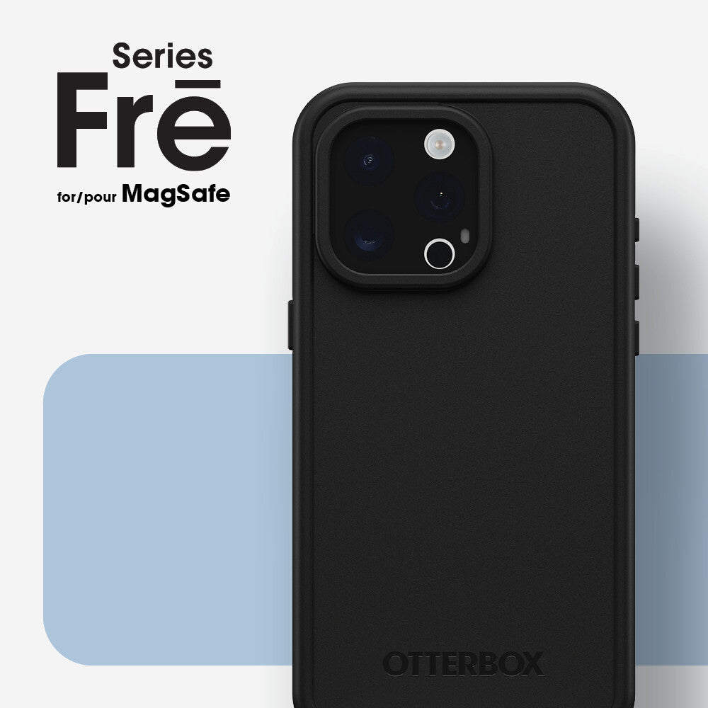 OtterBox Frē Series for iPhone 15 Pro Max in Black