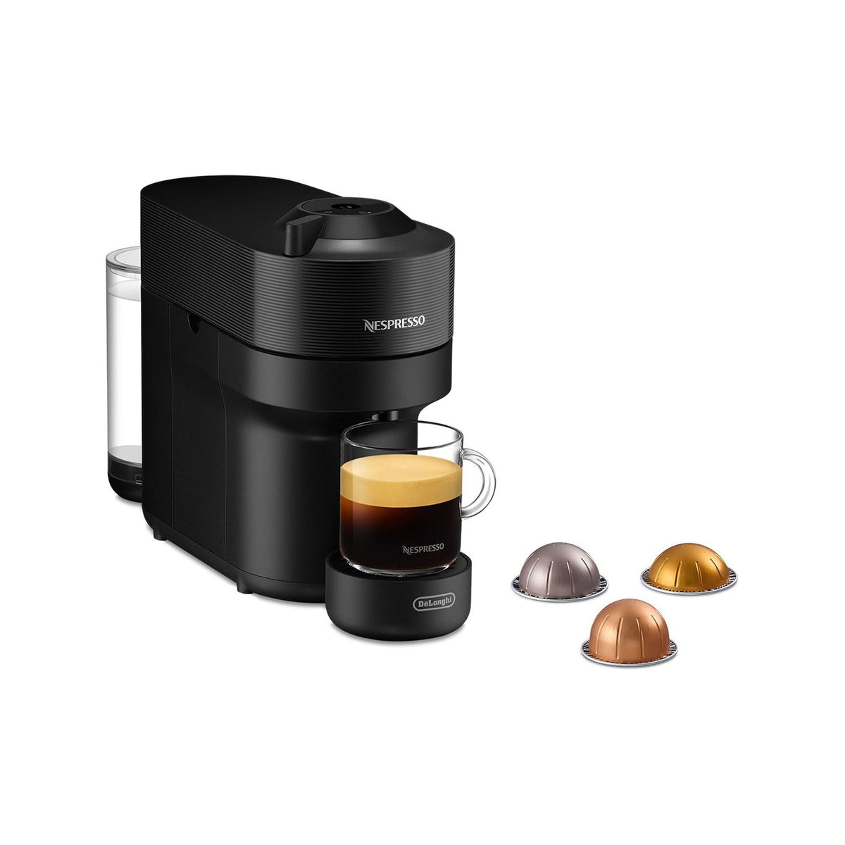 De'Longhi Nespresso Vertuo Pop Capsule Coffee Machine in Black