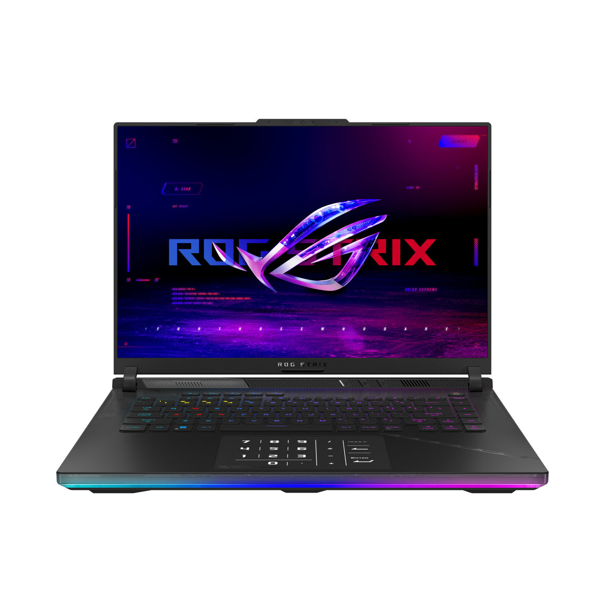 ASUS ROG Strix SCAR 16 Laptop - 40.6 cm (16") - Intel® Core™ i9-13980HX - 32 GB DDR5-SDRAM - 2 TB SSD - NVIDIA GeForce RTX 4080 - Wi-Fi 6E - Windows 11 Home - Black