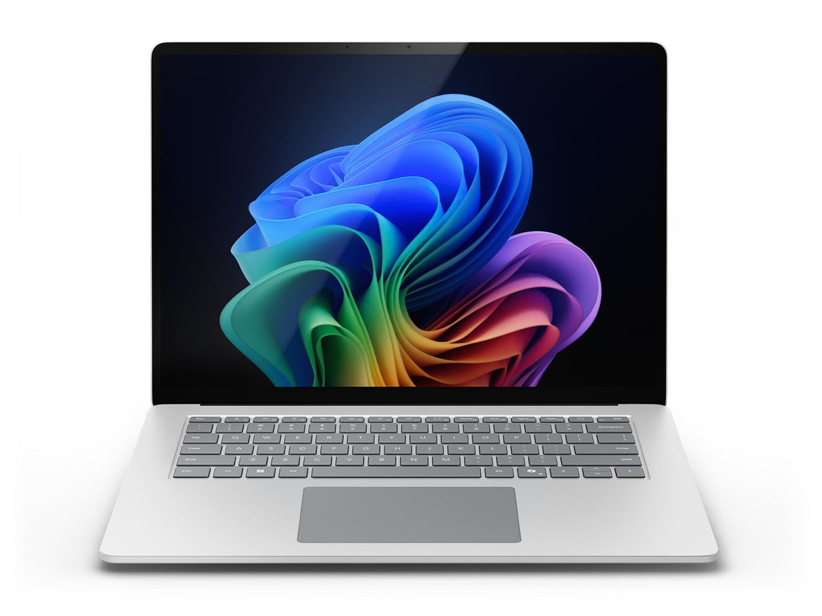 Microsoft Surface Laptop 7 Copilot+ PC Qualcomm Snapdragon X1E-80-100 38.1 cm (15&quot;) Touchscreen 16 GB LPDDR5x-SDRAM 1 TB SSD Wi-Fi 7 (802.11be) Windows 11 Pro Platinum
