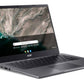 Acer Chromebook 514 - 35.6 cm (14") - Intel® Core™ i3-1115G4 - 8 GB LPDDR4x-SDRAM - 128 GB SSD - Wi-Fi 6 - ChromeOS - Grey