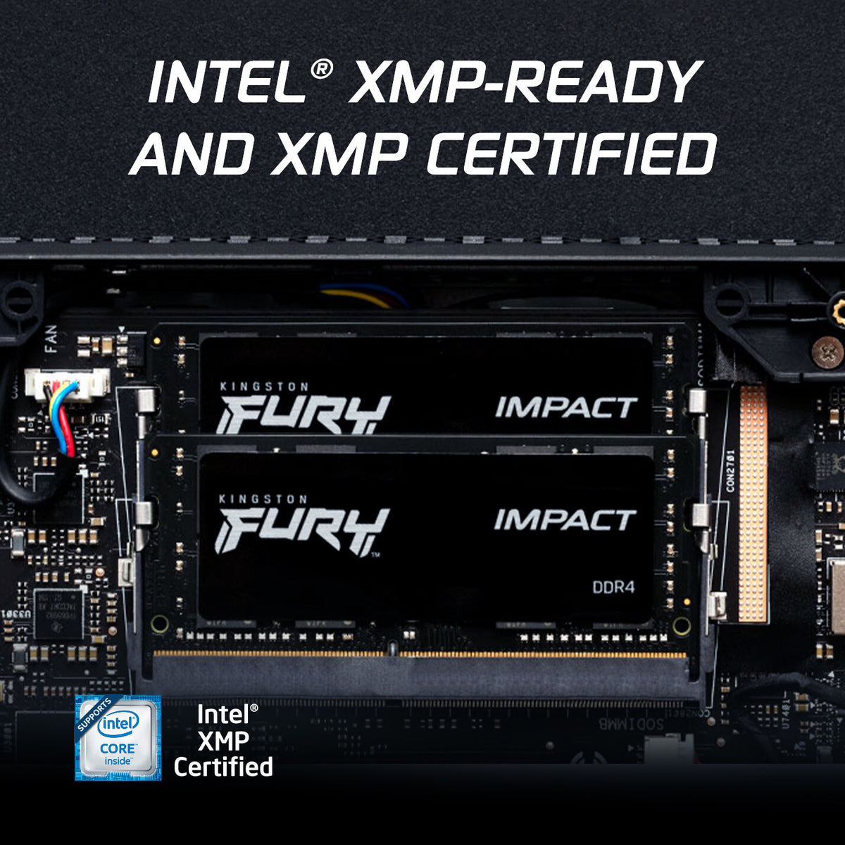 Kingston Technology FURY Impact - 32 GB 2 x 16 GB 2666MT/s DDR4 SO-DIMM memory module