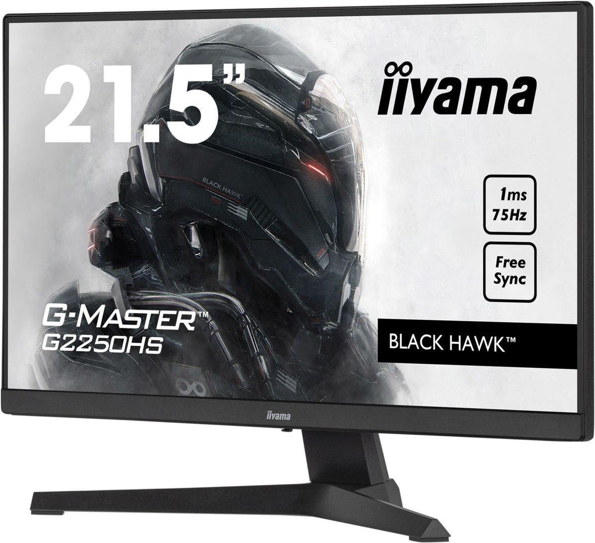 iiyama G-MASTER G2250HS-B1 Computer Monitor 54.6 cm (21.5") 1920 x 1080 pixels Full HD LED Black