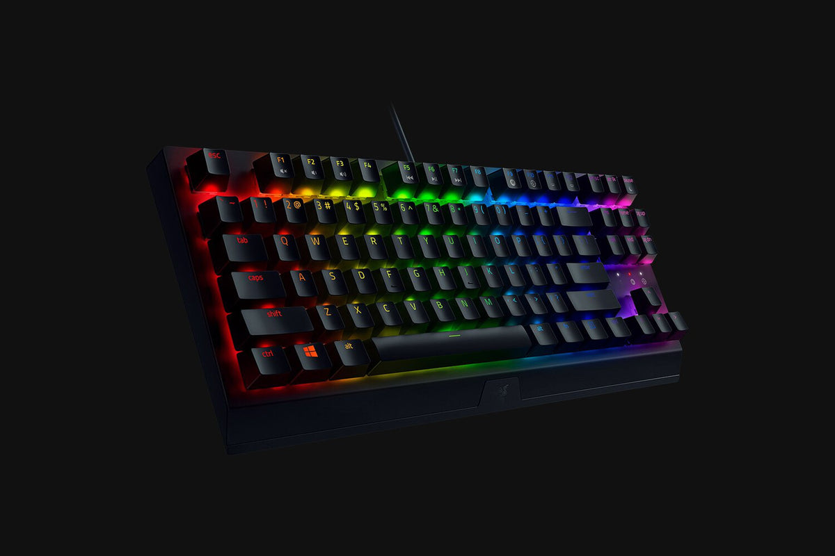 Razer Blackwidow V3 Tenkeyless -  USB QWERTY UK English - Green Switch Mechanical Keyboard