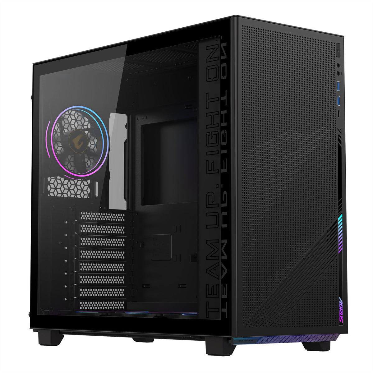 Gigabyte AORUS C400 - ATX Mid Tower Case Black
